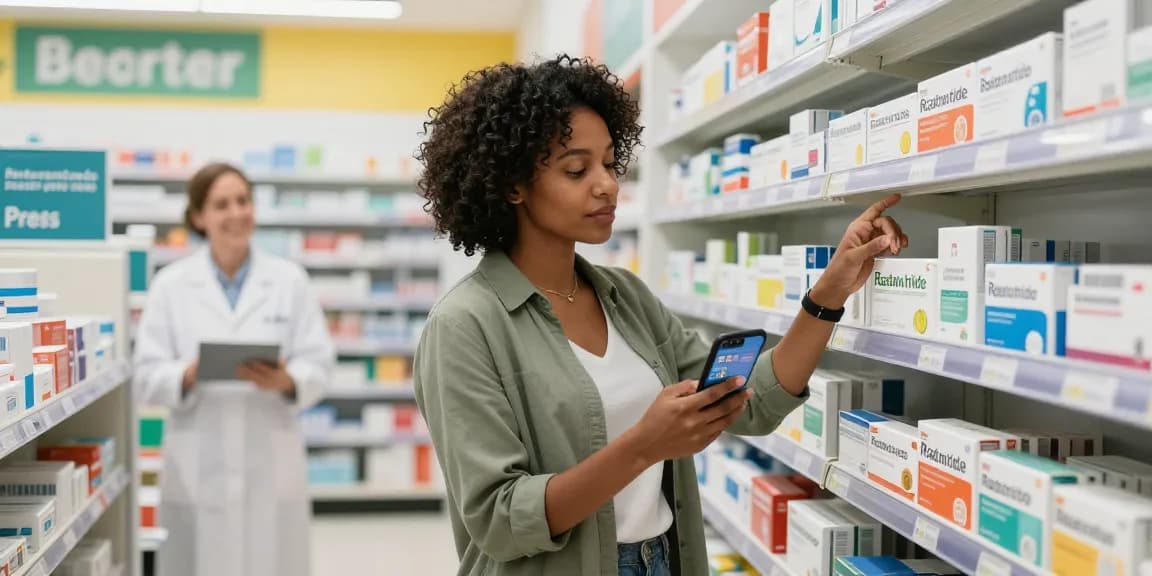 Finding where to buy retatrutide in a modern pharmacy aisle with helpful staff.