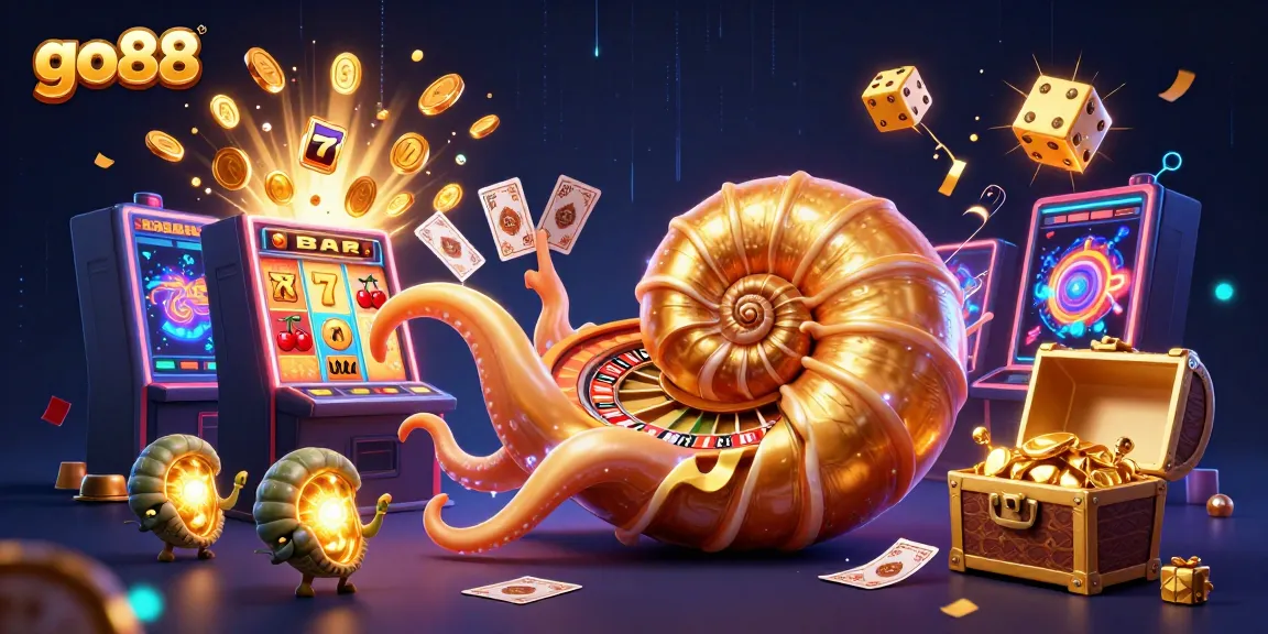 Experience thrilling gameplay at go88 with a stunning 3D scene featuring vibrant casino elements and characters.